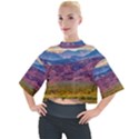 Arid Andean Landscape, La Rioja, Argentina010 Mock Neck Tee View1