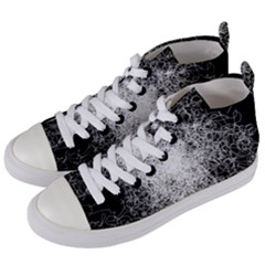 String Theory Women s Mid-top Canvas Sneakers by CuteKingdom