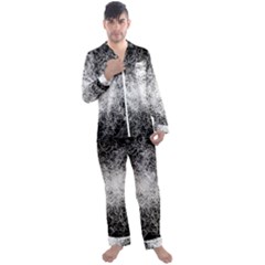 String Theory Men s Long Sleeve Satin Pyjamas Set by CuteKingdom