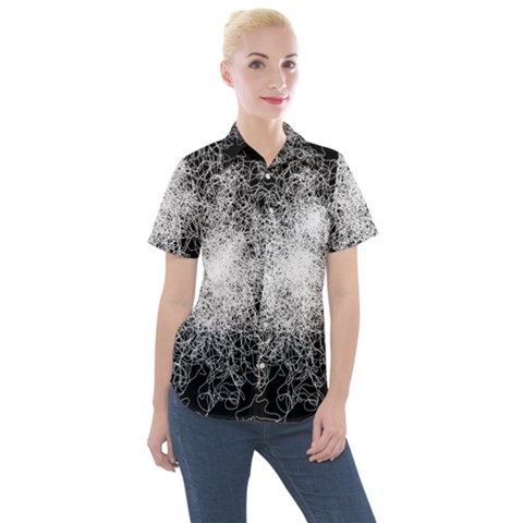 String Theory Women s Short Sleeve Pocket Shirt by CuteKingdom