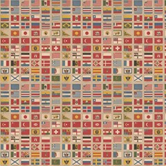 19th Century Flags Fabric by nationalseashoreclothing