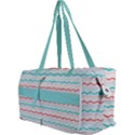 Aqua Coral Waves Multi Function Bag View3