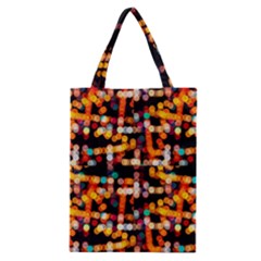 Multicolored Bubbles Print Pattern Classic Tote Bag