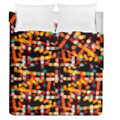 Multicolored Bubbles Print Pattern Duvet Cover Double Side (queen Size) by dflcprintsclothing