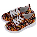 Multicolored Bubbles Print Pattern Kids  Lightweight Sports Shoes View2