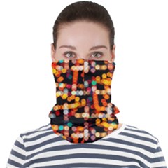 Multicolored Bubbles Print Pattern Face Seamless Bandana (adult)