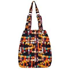 Multicolored Bubbles Print Pattern Center Zip Backpack by dflcprintsclothing