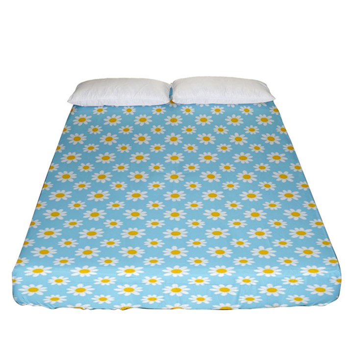 Daisies Fitted Sheet (King Size)