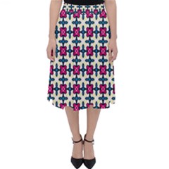 Geometric Classic Midi Skirt