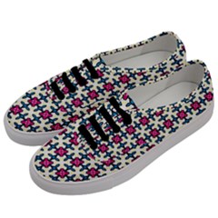 Geometric Men s Classic Low Top Sneakers