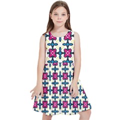 Geometric Kids  Skater Dress by SychEva