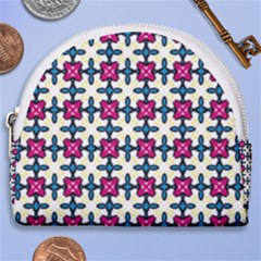 Geometric Horseshoe Style Canvas Pouch