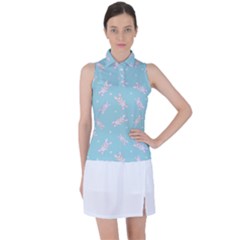 Rabbit  Women s Sleeveless Polo Tee by SychEva