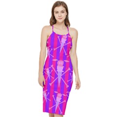 Crayicelinespurppink Bodycon Cross Back Summer Dress