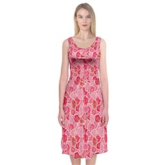 Roses Midi Sleeveless Dress