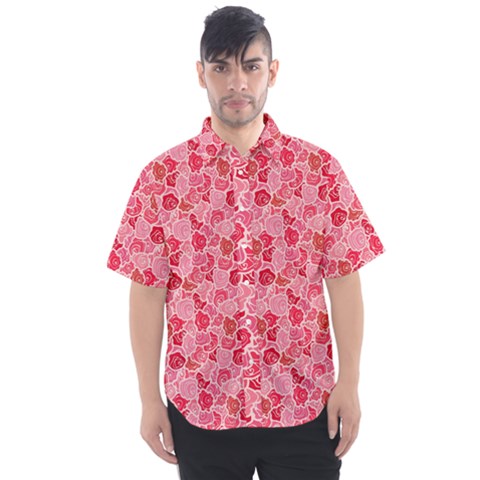 Roses Men s Short Sleeve Shirt by CuteKingdom