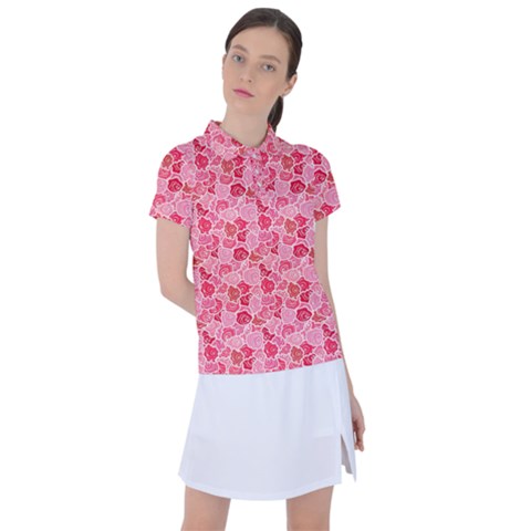 Roses Women s Polo Tee by CuteKingdom