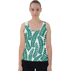 Fern Velvet Tank Top