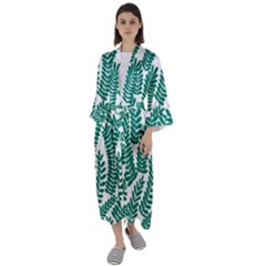 Fern Maxi Satin Kimono