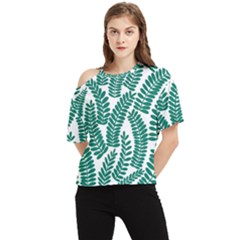 Fern One Shoulder Cut Out Tee