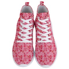 Roses Men s Lightweight High Top Sneakers by CuteKingdom