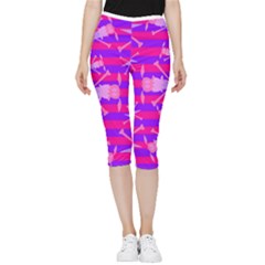 Crayicelinespurppink Inside Out Lightweight Velour Capri Leggings 