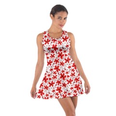 Red Flowers Cotton Racerback Dress by CuteKingdom