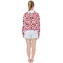 Red Flowers Women s Tie Up Sweat View2