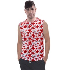 Red Flowers Men s Regular Tank Top by CuteKingdom