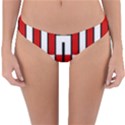 Square Maze Red Reversible Hipster Bikini Bottoms View3