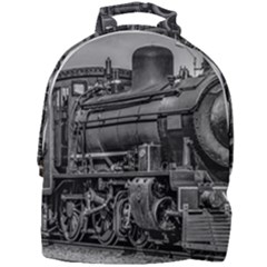 Steam Locomotive, Montevideo, Uruguay Mini Full Print Backpack by dflcprintsclothing