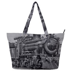 Steam Locomotive, Montevideo, Uruguay Full Print Shoulder Bag by dflcprintsclothing