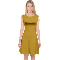 Grixels-paang-gala Black (1) Capsleeve Midi Dress by grixelspaanggala