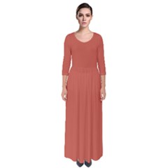 Cedar Chest - Quarter Sleeve Maxi Dress