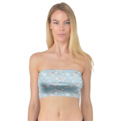 Birds And Flowers Bandeau Top by CuteKingdom