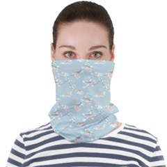 Birds And Flowers Face Seamless Bandana (adult)