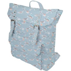 Birds And Flowers Buckle Up Backpack by CuteKingdom