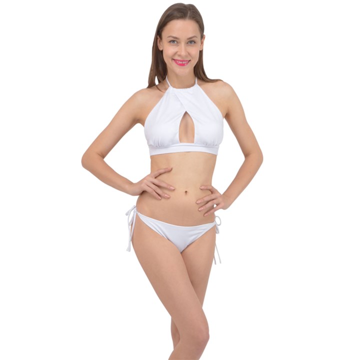 Pirate flag-Jolly Rojer Cross Front Halter Bikini Set