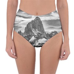 Fitz Roy And Poincenot Mountains, Patagonia Argentina Reversible High-waist Bikini Bottoms by dflcprintsclothing