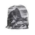 Fitz Roy And Poincenot Mountains, Patagonia Argentina Drawstring Pouch (XL) View1