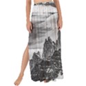 Fitz Roy And Poincenot Mountains, Patagonia Argentina Maxi Chiffon Tie-Up Sarong View1