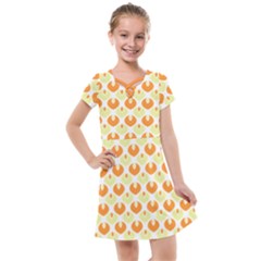 Saffron Kids  Cross Web Dress by CuteKingdom