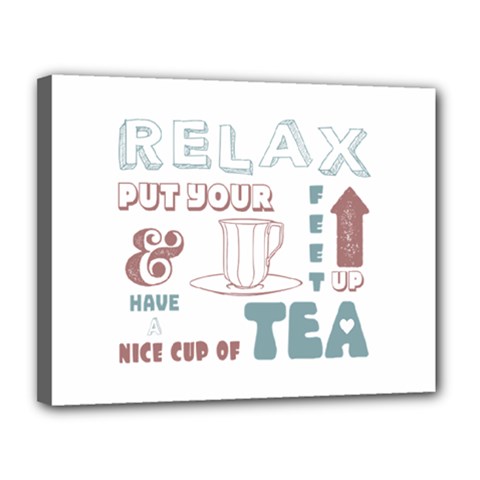 Nice Cup Of Tea Canvas 14  X 11  (stretched)