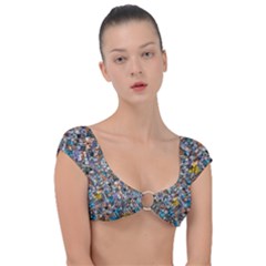 zappwaits- vx1 Cap Sleeve Ring Bikini Top