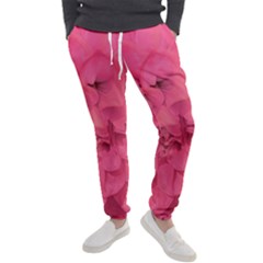 Beauty Pink Rose Detail Photo Men s Jogger Sweatpants by dflcprintsclothing