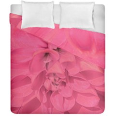 Beauty Pink Rose Detail Photo Duvet Cover Double Side (california King Size)