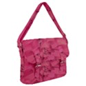 Beauty Pink Rose Detail Photo Buckle Messenger Bag View1