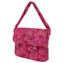 Beauty Pink Rose Detail Photo Buckle Messenger Bag View2