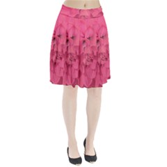 Beauty Pink Rose Detail Photo Pleated Skirt by dflcprintsclothing