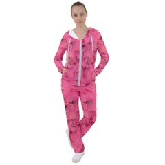 Beauty Pink Rose Detail Photo Women s Tracksuit by dflcprintsclothing